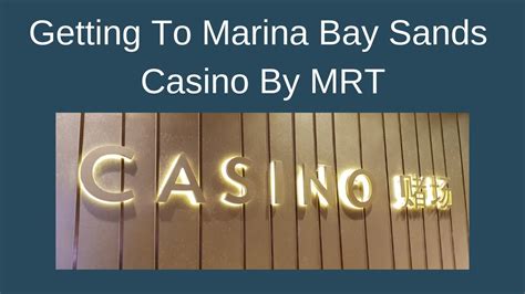 Como ir marina bay casino mrt